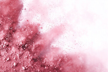 Obraz premium Abstract pink powder explosion