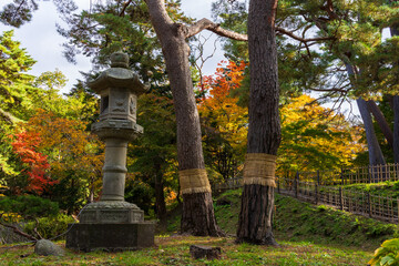 日本の風景・秋　北海道函館市　旧岩船氏庭園（香雪園）