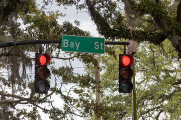 BayStreet, Savannah, Historic, Downtown, Riverfront Georgia USA 