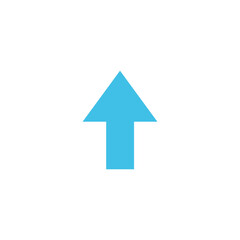 Upwards Black Arrow