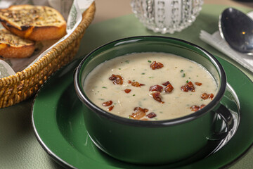 soup with meat and vegetables