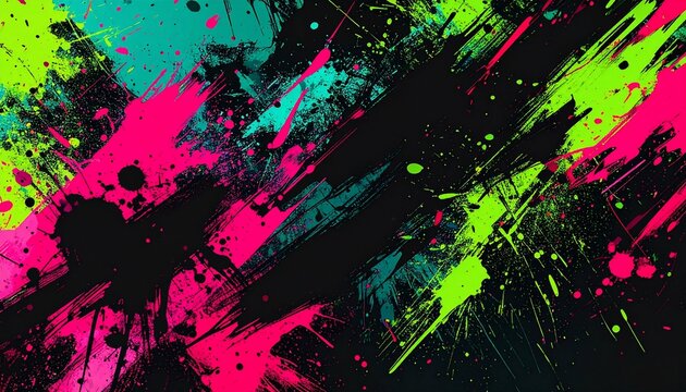 Colorful abstract paint splash background - great for design inspiration