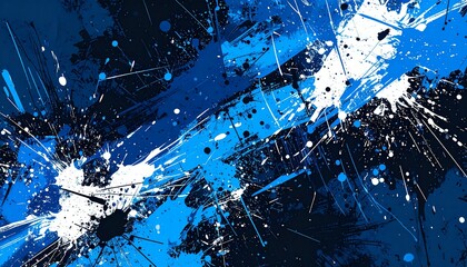 Blue paint splash background texture - great for design inspiration