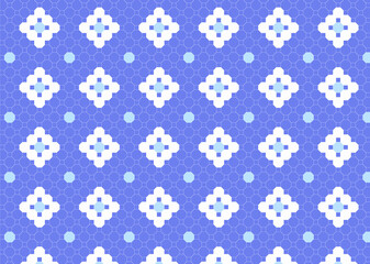 和をイメージしたドット柄 タイル 背景