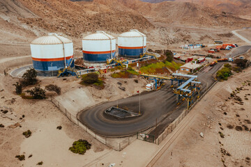 Sulfuric Acid Storage and Distribution Terminal – Coastal Tanks, Ship Unloading and Truck...