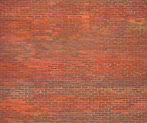 grunge red brick wall as design background