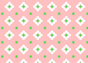 和をイメージしたドット柄 タイル 背景