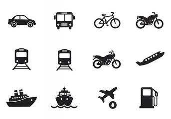Various Transportation Methods Illustrated