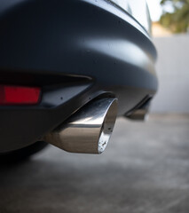 twin chrome exhaust tips