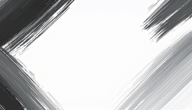 Grey brush strokes with white space - suitable for professional presentations