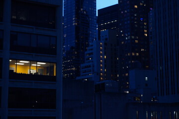 new york city at night