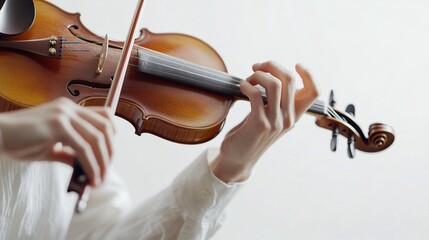 woman playing violin