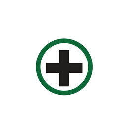 health logo icon illustration flat
