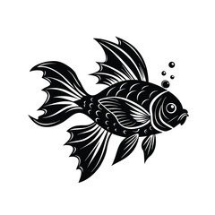  Creative Silhouette of Tropical Fish in Motion (2).eps