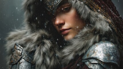 Woman armor winter