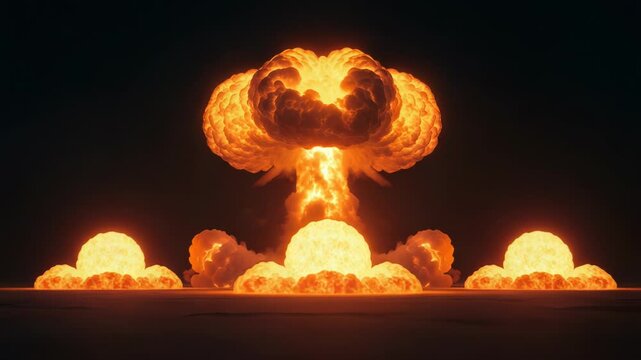 Atomic Fireball: Mushroom Cloud Explosion