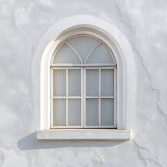 old window in the old wall