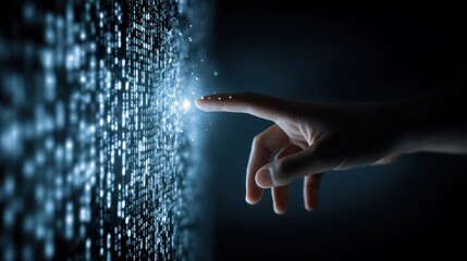 Digital Touch: Exploring the Realm of Binary Code