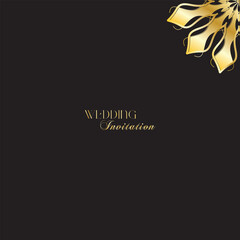 The Gold Mandala Wedding Iinvitation Card