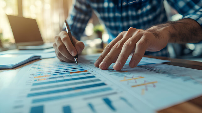 Project management and scheduling analytics. A professional using real-time progress tracking and task prioritization for workflow efficiency, timeline management, and strategic planning success.