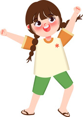 Illustration of Children Playing