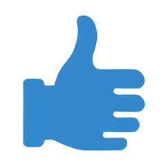 Cartoon Hand Thumbs Up Gesture Simple Design Icon Digital Source 