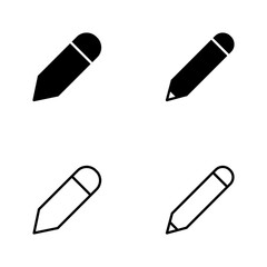 Pencil icon vector. pen sign and symbol. edit icon vector
