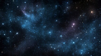 Obraz premium Vibrant nebula and starfield illustration depicting the vastness of space