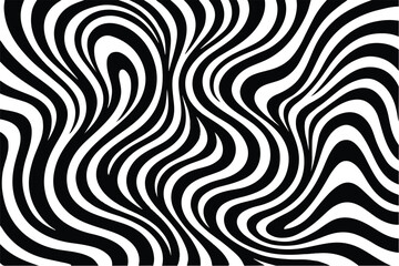 Colorful and Abstract Wavy Patterns Modern and Retro Designs