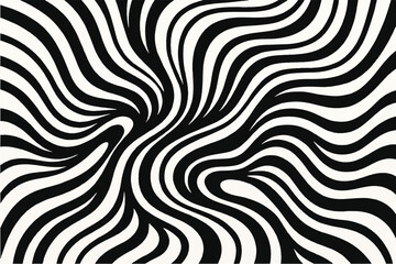 Colorful and Abstract Wavy Patterns Modern and Retro Designs