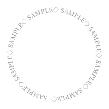 Circular Sample Watermark 