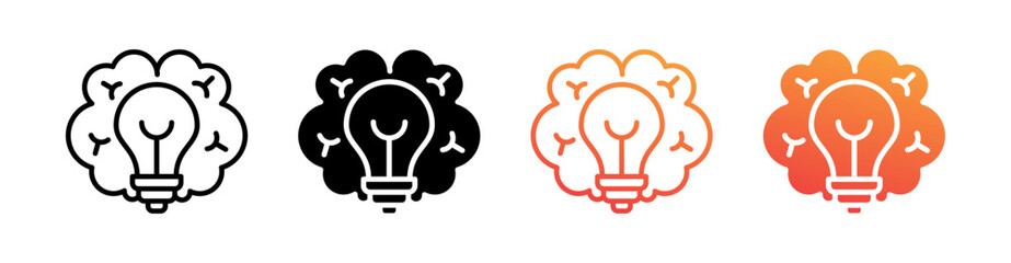 Innovation Multi Style Icon Set Vector 