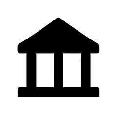 Bank icon vector illustration