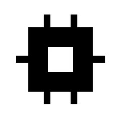 Chip icon vector illustration
