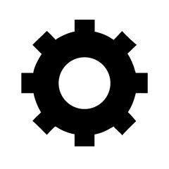 Cog alt icon vector illustration