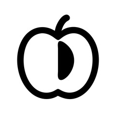 Apple icon vector illustration
