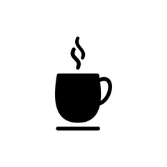 coffee cup icon symbol for apps and websites. cup a coffee sign and symbol