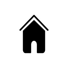 House icon symbol for apps and websites. Home sign and symbol
