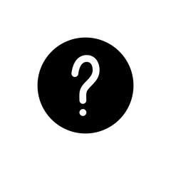 Question icon symbol for apps and websites. question mark sign and symbol