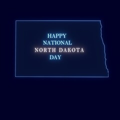 Happy National North Dakota Day Card	
