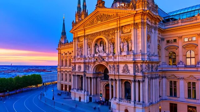 Zwinger palace Dresden Saxony Germany

