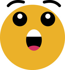 Friendly and cute emoji smile icons perfectly crafted for joyful expression