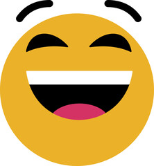 Friendly and cute emoji smile icons perfectly crafted for joyful expression