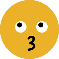 Emoji emoticons featuring smiling faces and joyful expressions for digital communication