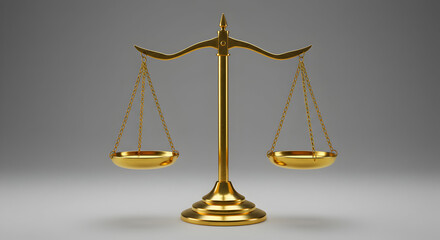Golden Scales of Justice: Symbol of Balance and Equality