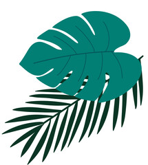 여름 식물 나뭇잎