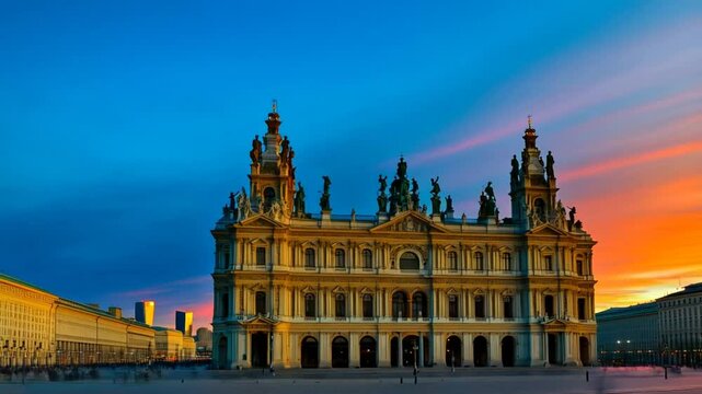 Zwinger palace Dresden Saxony Germany
