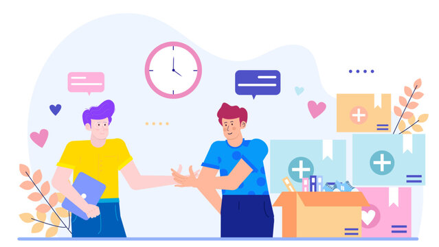 Two people moving boxes into a new home. Perfect for real estate, home renovation, moving services, housewarming concepts, and lifestyle ads. - Powered by Adobe