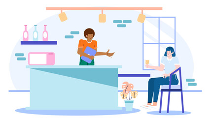 Two people enjoying a drink at a sleek bar with a modern design, perfect for illustrating socializing, nightlife, or stylish interiors.