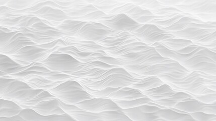 Obraz premium Elegant White Waves: A Minimalist Abstract Background Texture Design